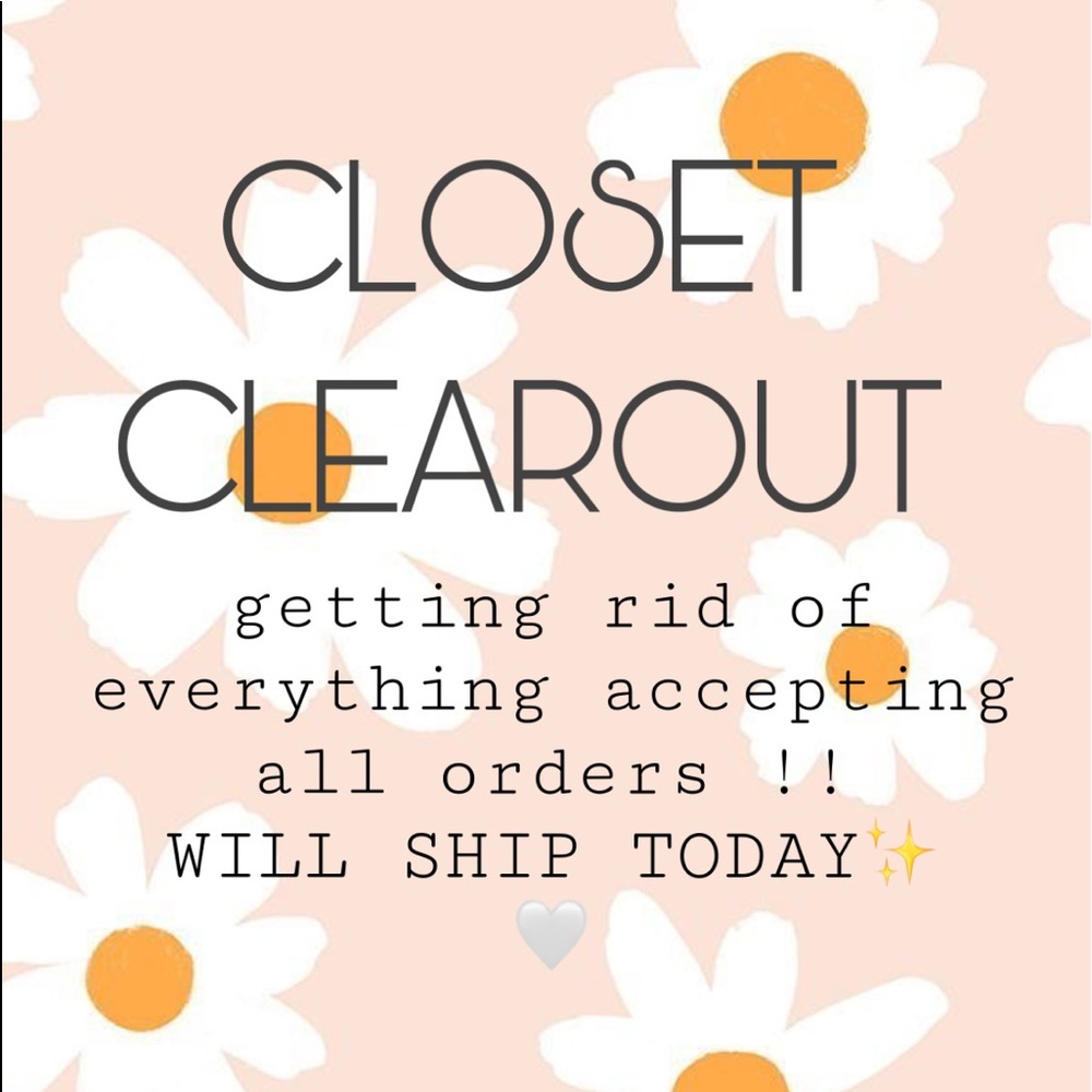 CLOSET CLEAROUT!!